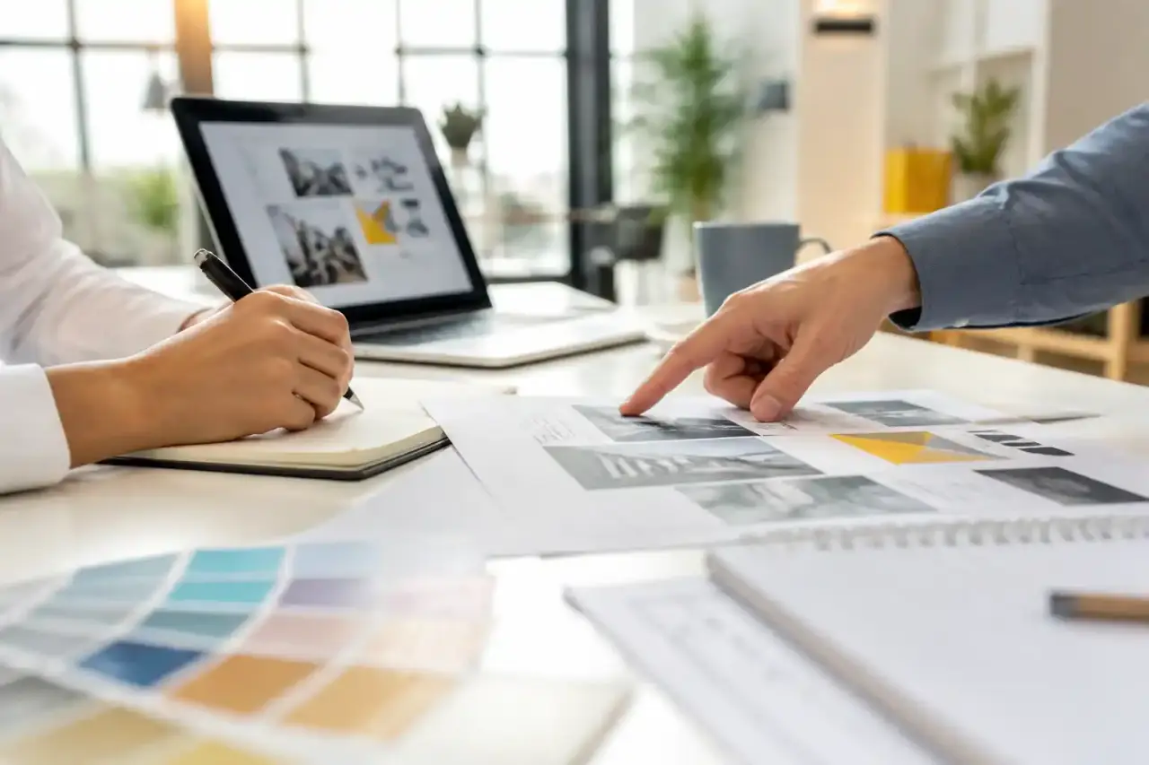 Analyse comparative entre copywriting et design dans un dossier d'appel d'offres