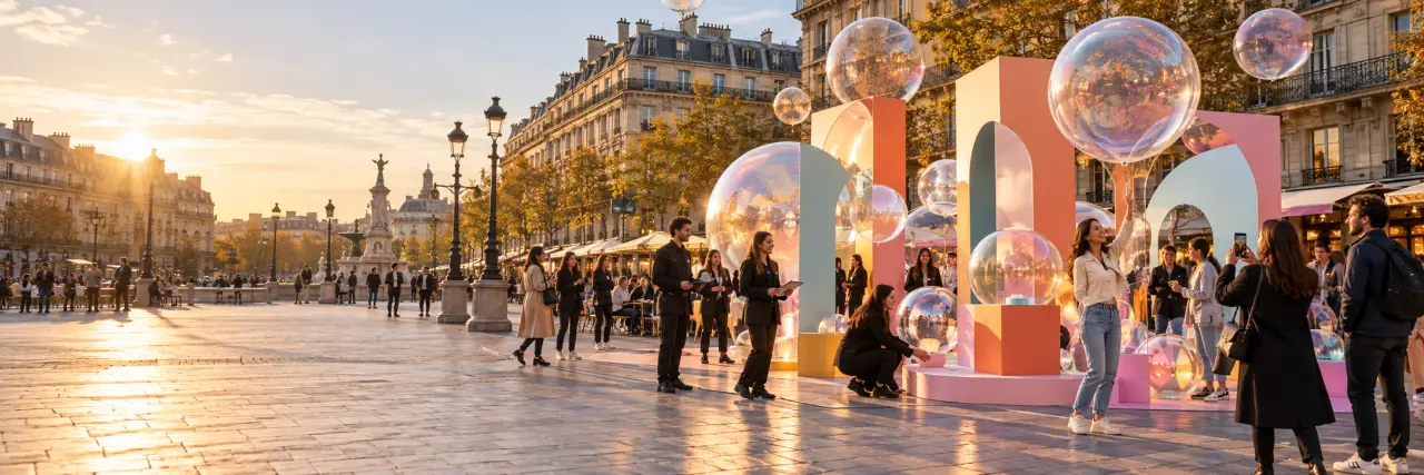 Agence de guérilla marketing à Paris : choisir la surprise sans négliger le terrain