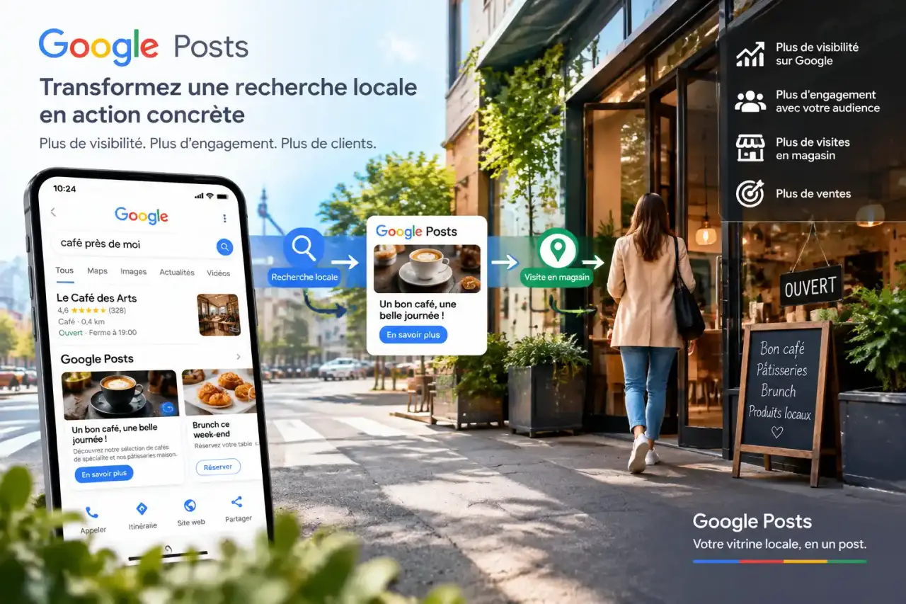Google Posts : transformez une recherche locale en action concrète