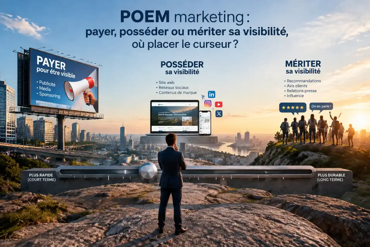 POEM marketing : payer, posséder ou mériter sa visibilité, où placer le curseur ?