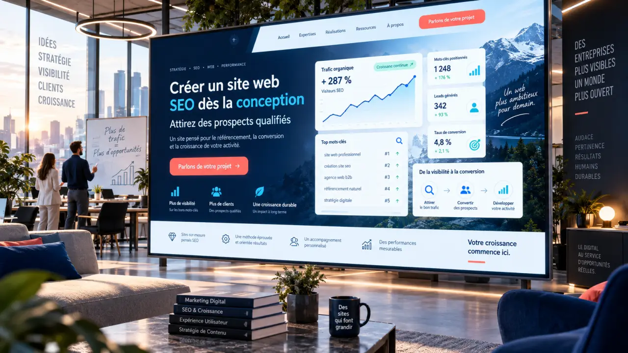 Créer un site web SEO dès la conception pour attirer des prospects qualifiés