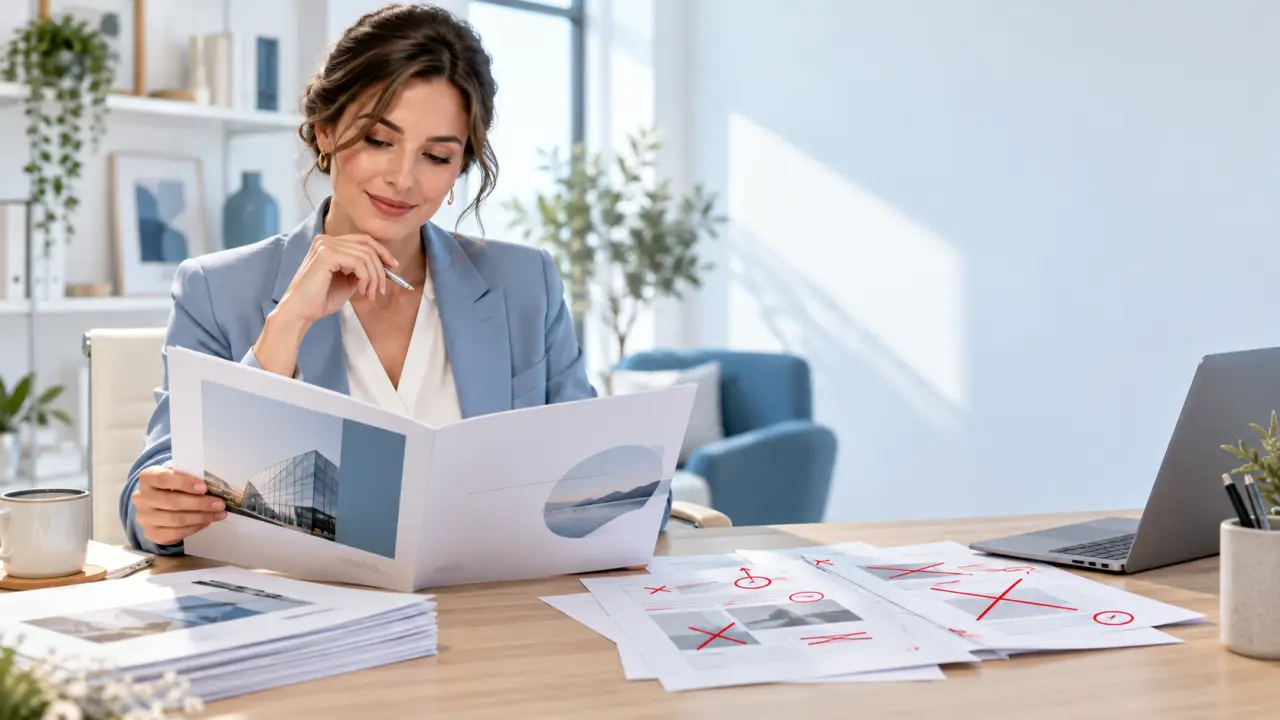 Équipe B2B préparant un dossier de réponse à un appel d’offres marketing